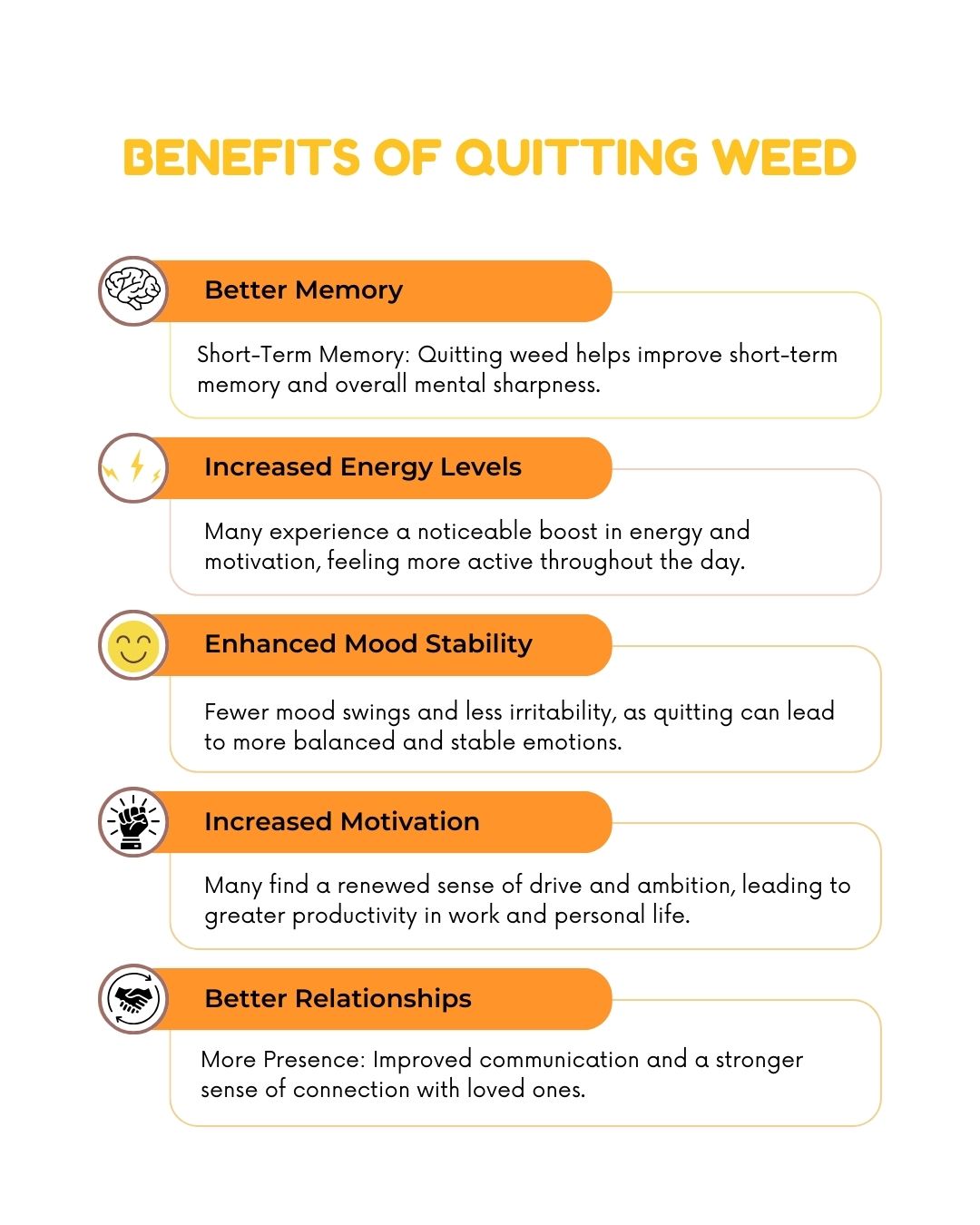 12 Benefits of Quitting Weed | Ray Recovery