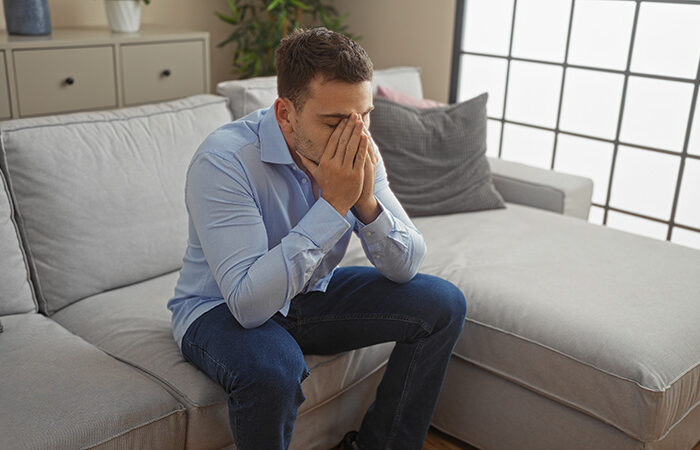 A man struggles with uncontrollable shaking after eating edibles.