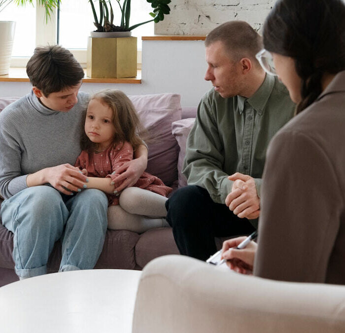 Family therapy session