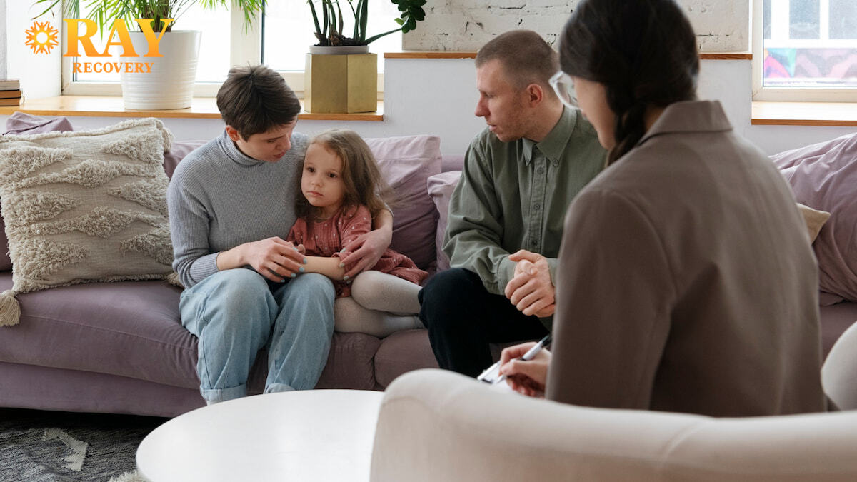 Family therapy session
