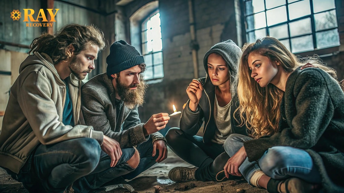 A group of Meth addicts