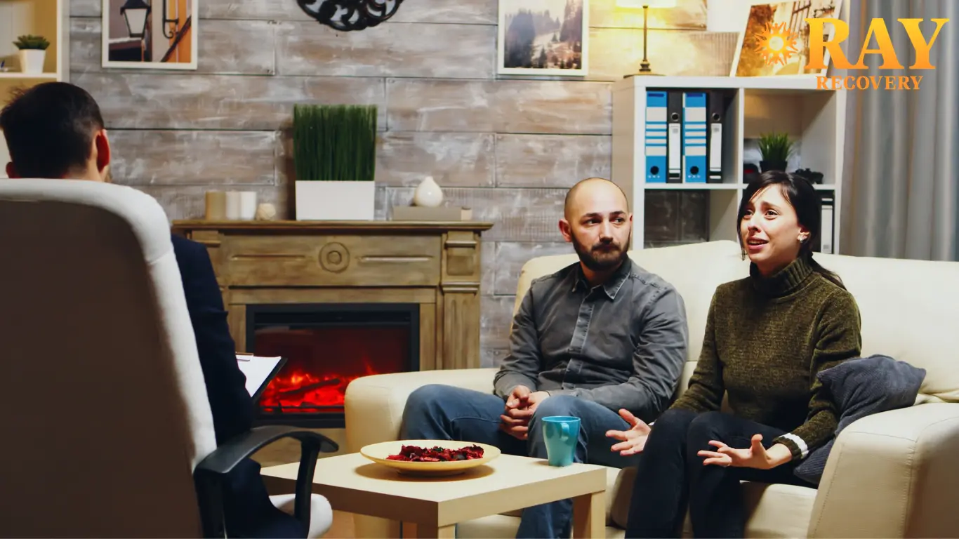 Can Ozempic Help With Alcohol Cravings? What the Research Actually Shows 2 Two people having a supportive conversation about alcohol addiction treatment