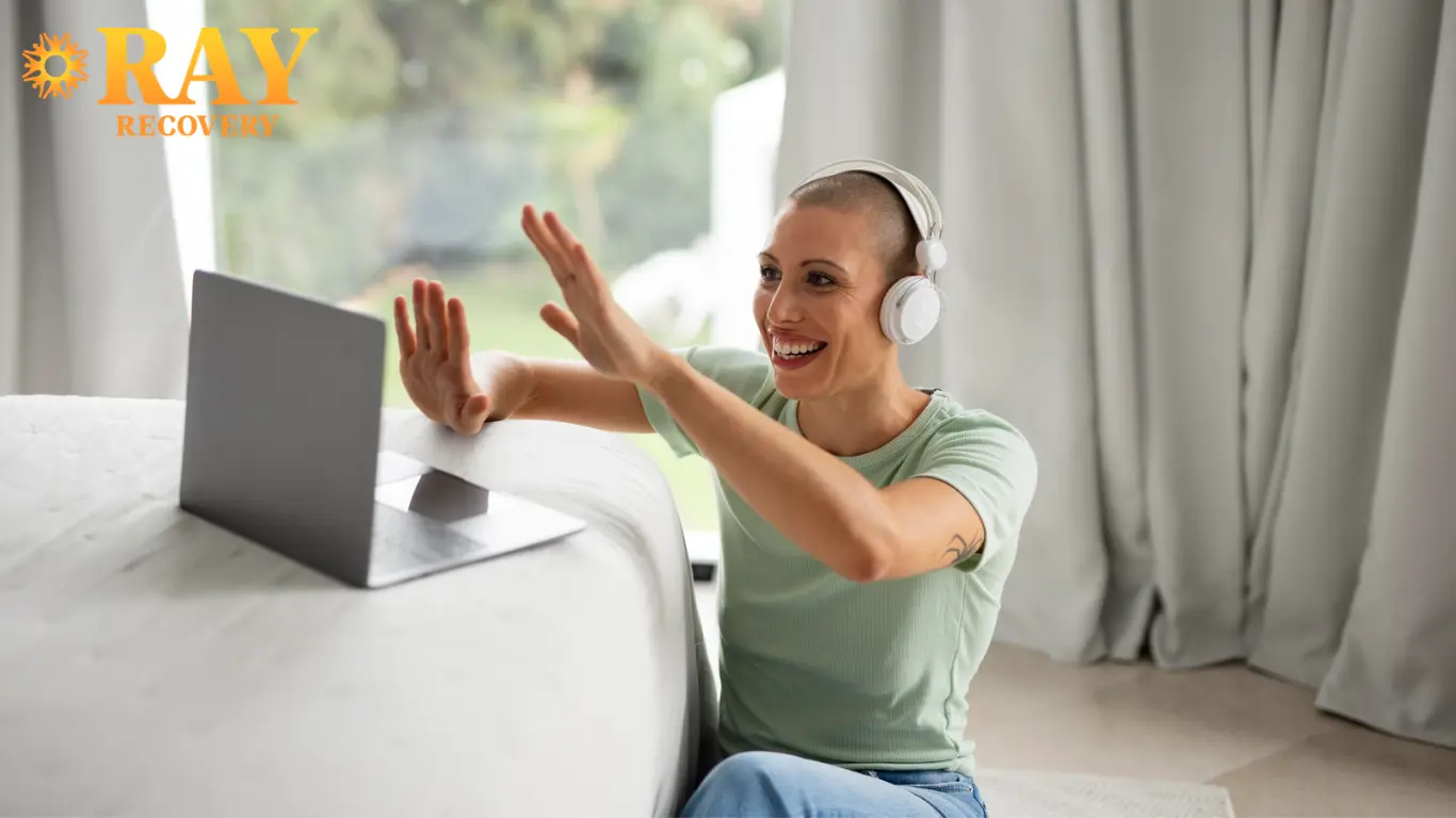 Supporting an Adult Child Through Outpatient Rehab in Stow, OH: A Parent's Guide 1 Young adult attending a virtual IOP session from home in Ohio